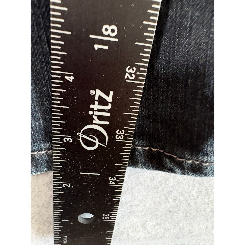 Levi's 559 Straight‎ Jeans Mens 36x34 Blue Denim Dark Washed Rugged Relaxed Fit - Picture 6 of 7